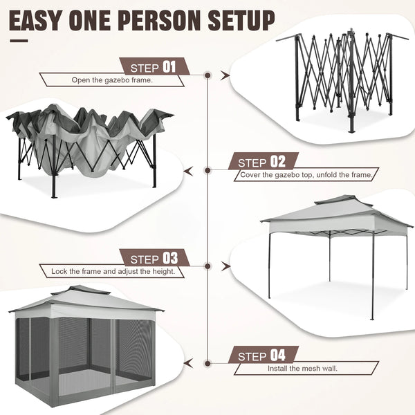 Easy Setup Garden Gazebo