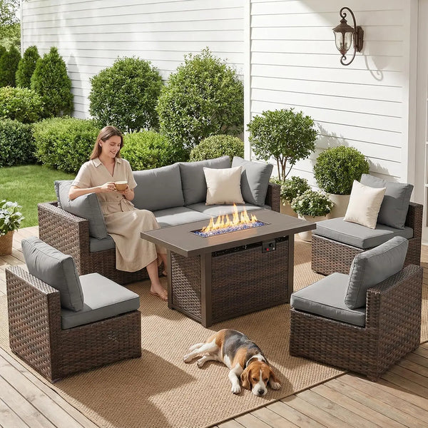 Chic Outdoor Living Set