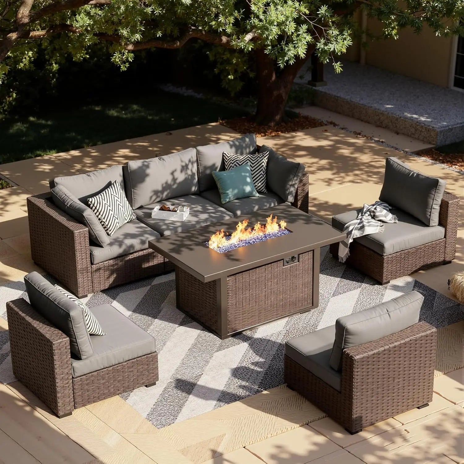 Chic Outdoor Living Set
