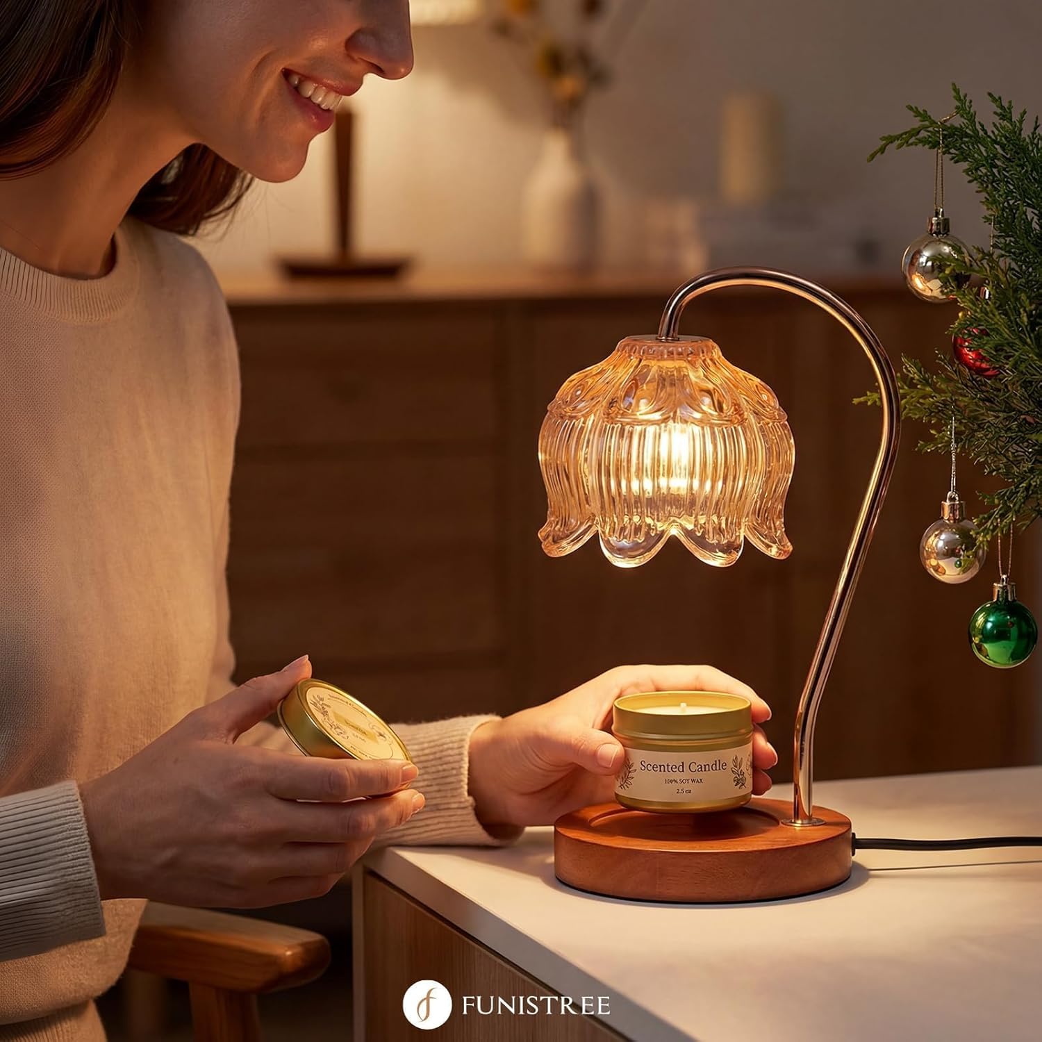 Lotus Glow Candle Warmer