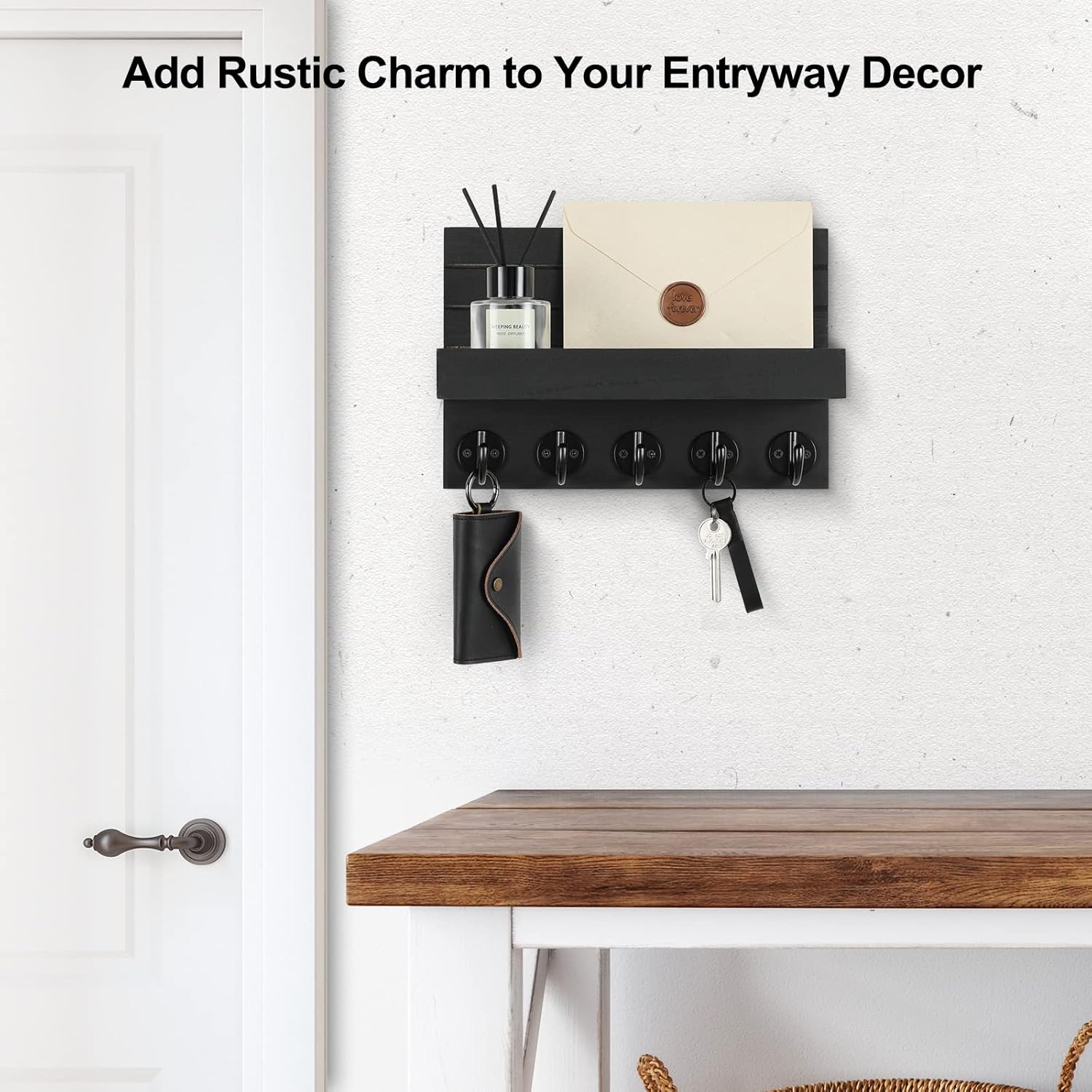 Chic Wall Key and Mail Organizer
