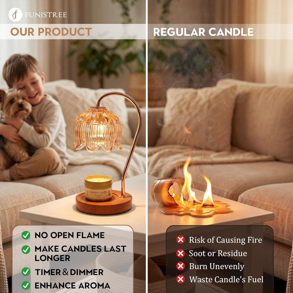 Lotus Glow Candle Warmer