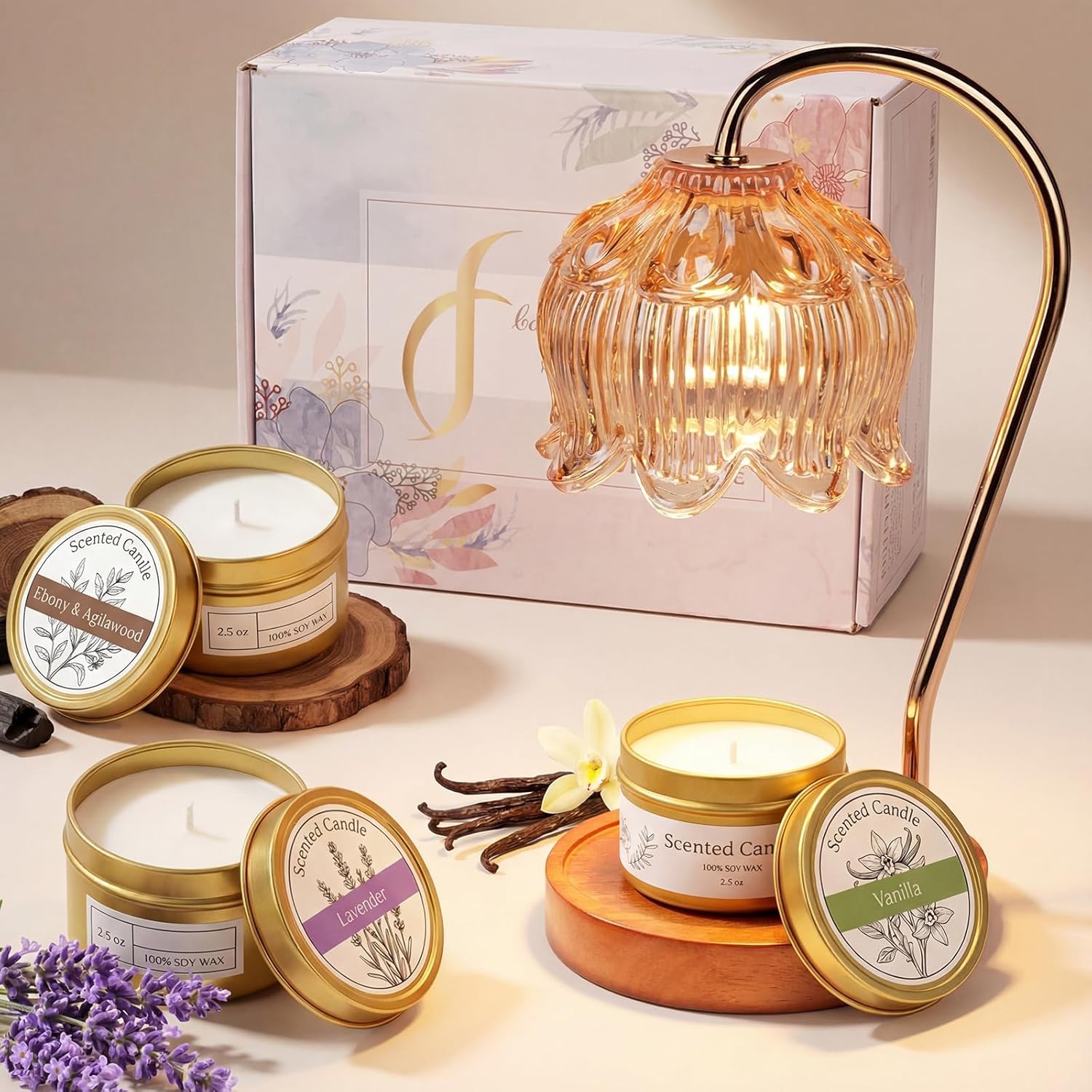 Lotus Glow Candle Warmer