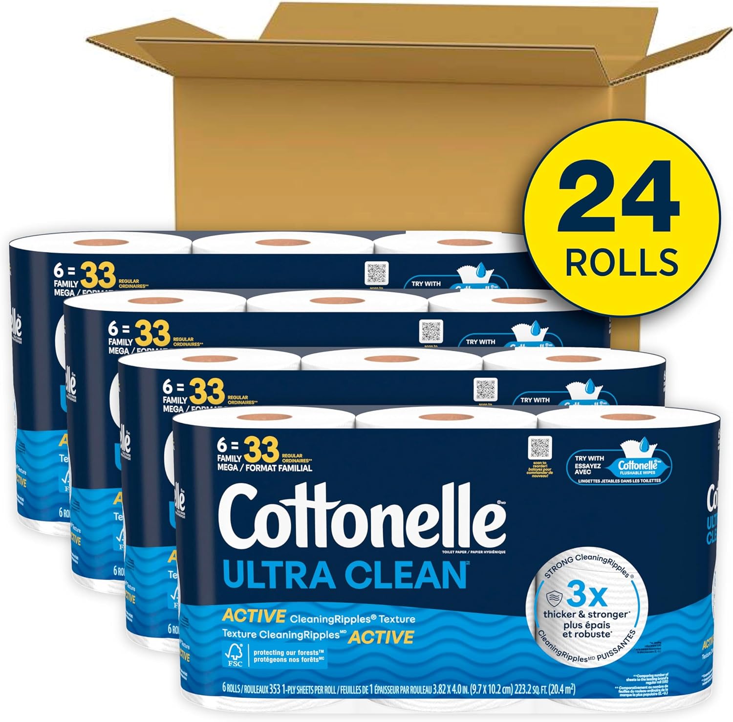 Ultra Soft Clean Toilet Paper