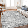 Vintage Floral Washable Rug