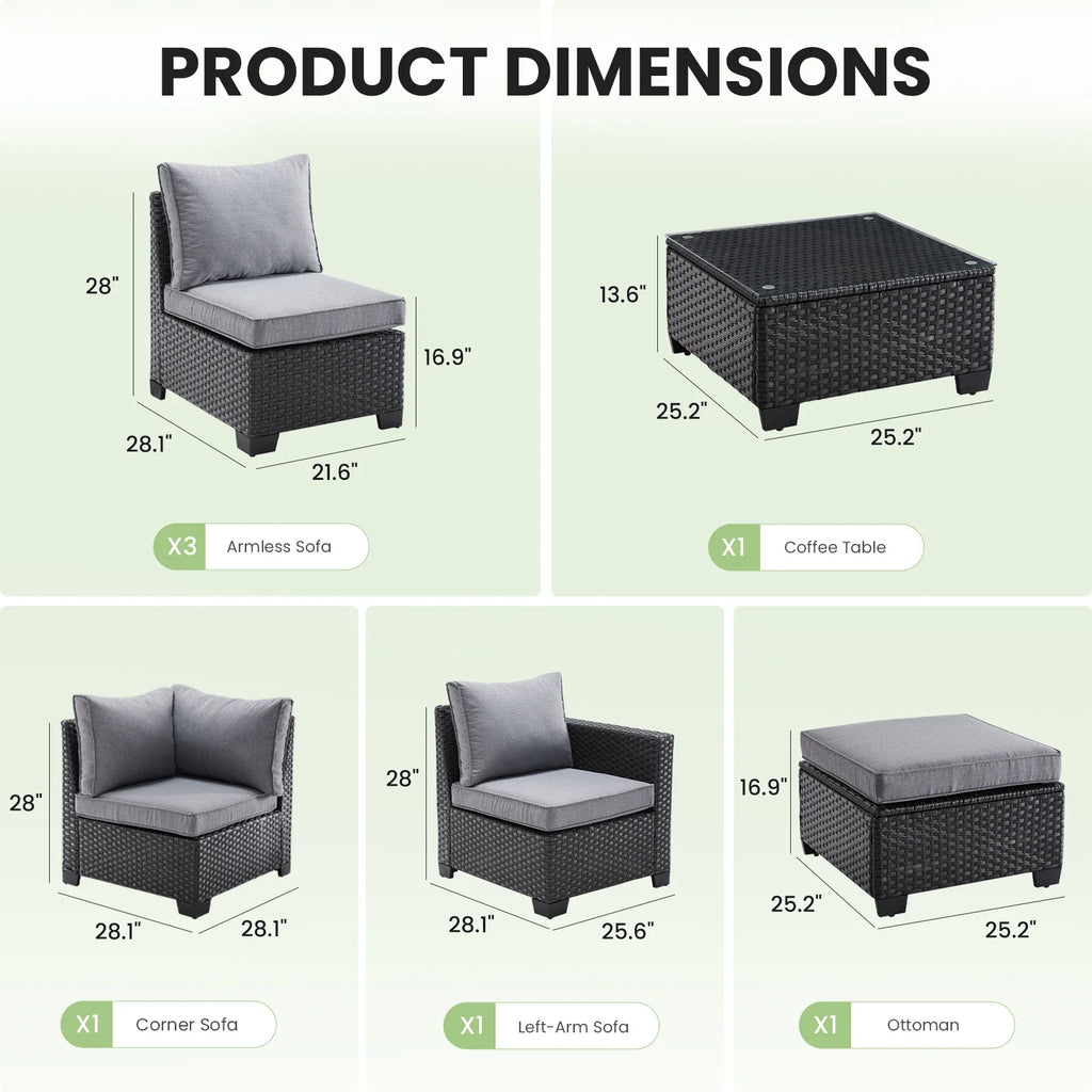 Farini Cozy Outdoor Sofa Set