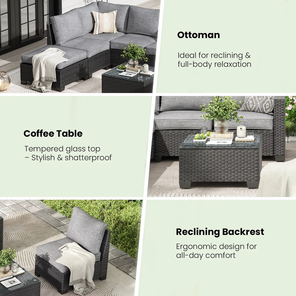 Farini Cozy Outdoor Sofa Set