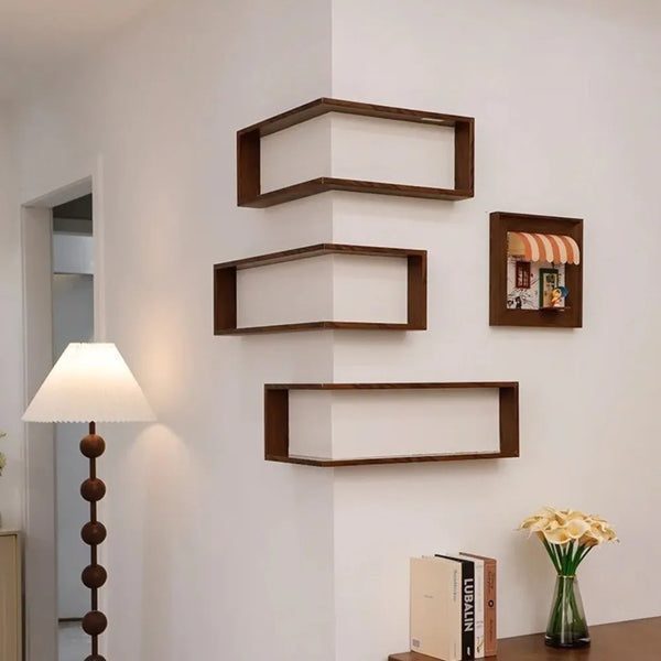 Chic Corner Wall Display Shelf