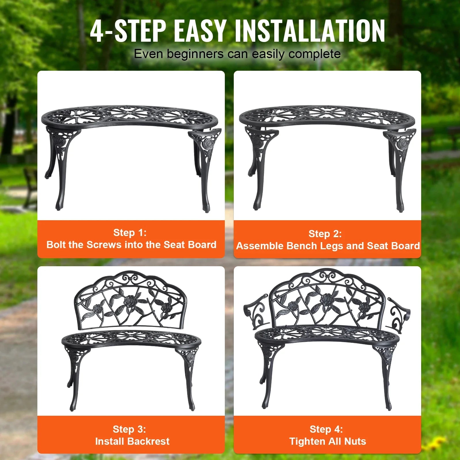 Sturdy Outdoor Garden Seat
